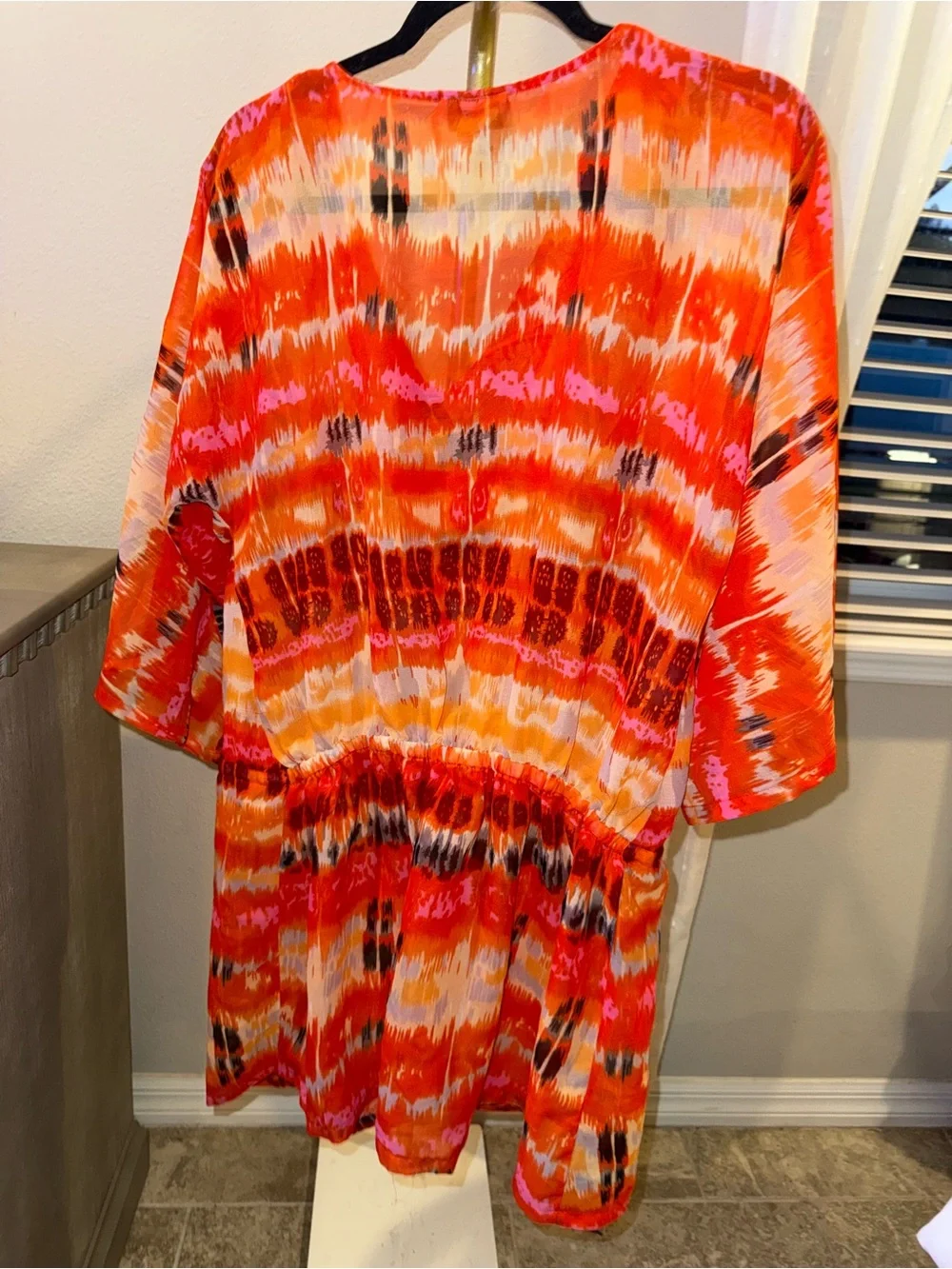 Bali Club Swim cover up with jewel neckline
